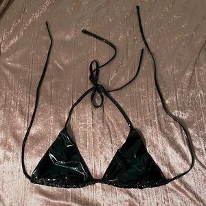 Misguided latex bikini top!